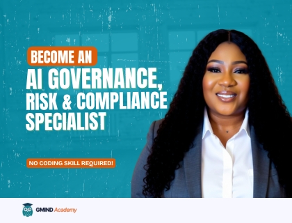 AI Governance dashboard with risk heatmap and compliance status
